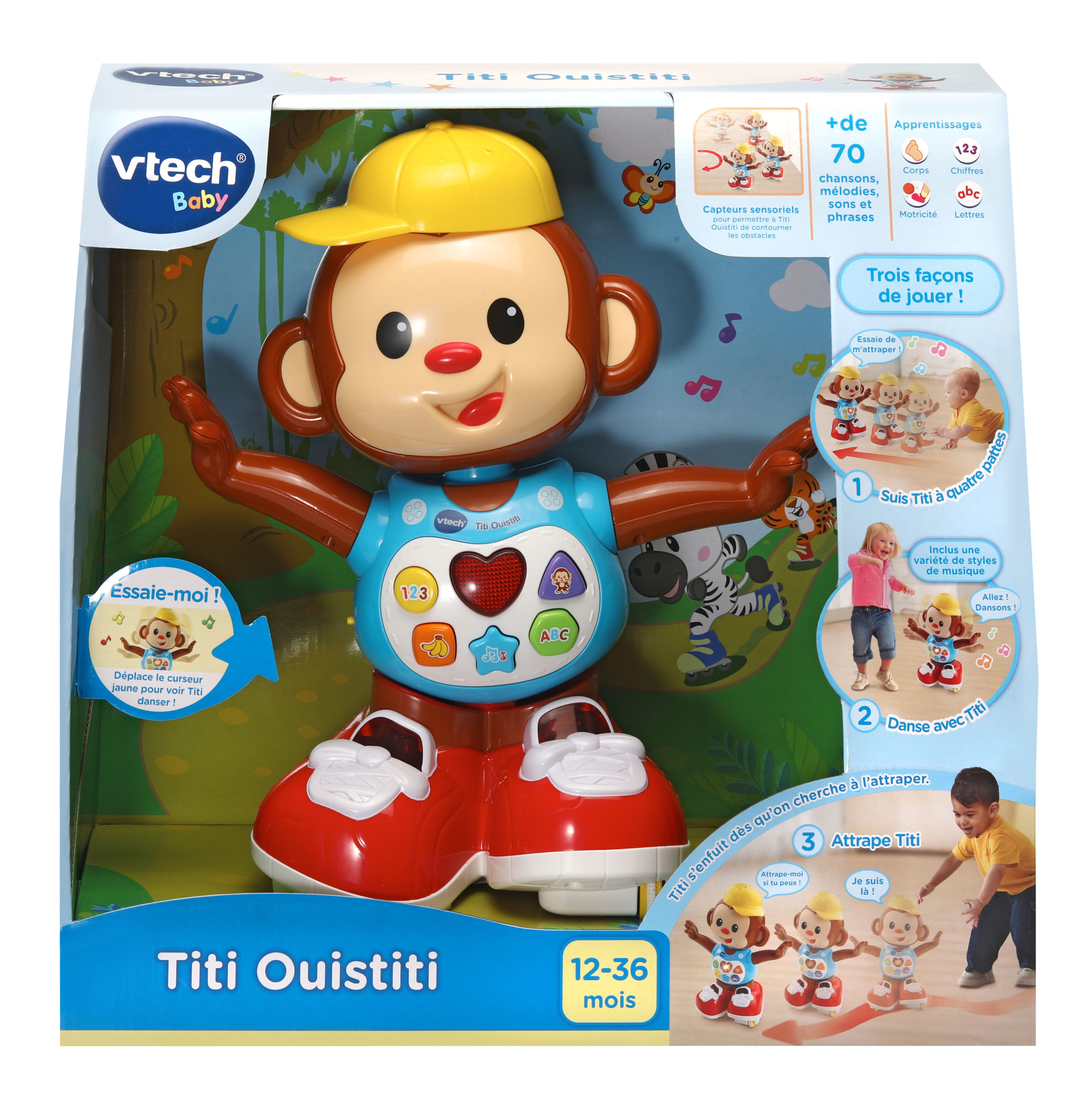 VTech - Titi Ouistiti – singe interactif – jouet…