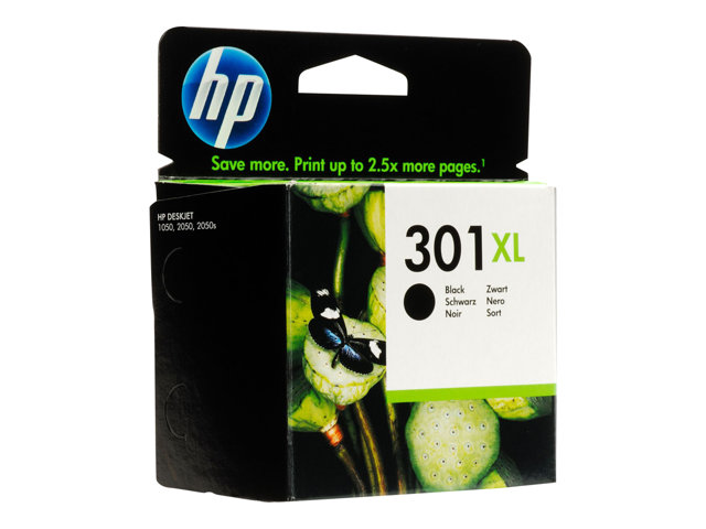 HP 301XL cartouche d'encre noir grande capacité authentique