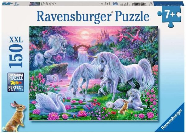 RAVENSBURGER PUZZLE LICORNES SUR LA PLAGE 150PCS XXL