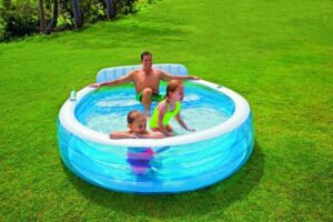 INTEX PISCINE CENTRE DE BAIGNADE FAMILIALE 224X216X76CM