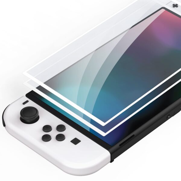 PROTECTION ECRAN EN VERRE TREMPE POUR SWITCH  2PCS