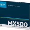 Crucial MX500 - 500 Go - 3D NAND SATA 2,5 pouces SSD interne