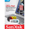 SANDISK FLAIR 64GB USB 3.0 FLASH DRIVE TROPICAL BLUE – Image 2