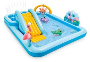 INTEX AIRE DE JEUX PISCINETTE AVENTURE DANS LA JUNGLE 257X216X84CM