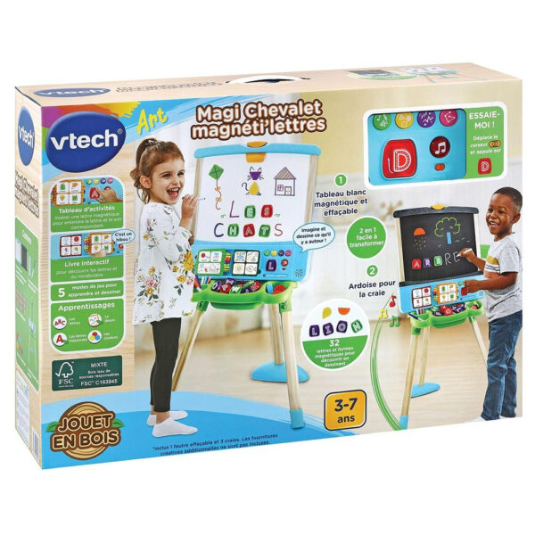 VTECH MAGI CHEVALET MAGNETIQUE 3EN1