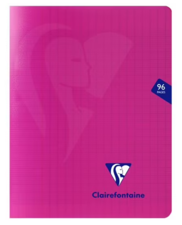 CAHIER PIQURE 96P SEYES VIOLET POLYPRO