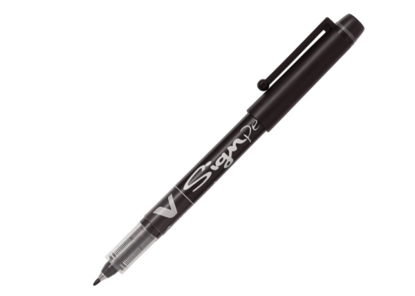 STYLO FEUTRE V SIGNPEN NOIR