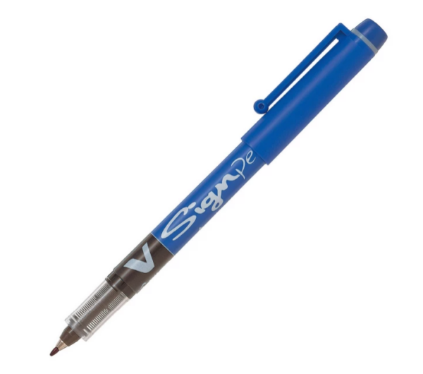 STYLO FEUTRE V SIGNPEN BLEU