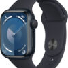 APPLE WATCH SERIES 9 GPS 41MM MIDNIGHT ALU SPORT BAND M-L