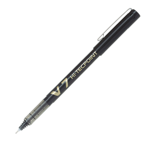 STYLO ROLLER HI TECPOINT V7 NOIR