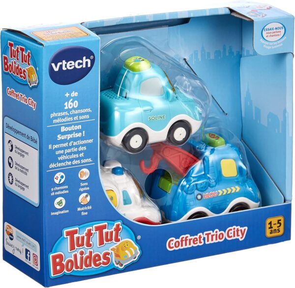 VTECH TUT TUT BOLIDES - VEHICULES PUSH & GO - ASSORTIE – Image 3