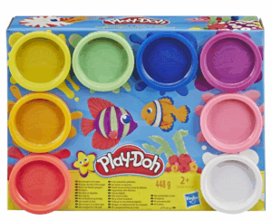 PLAY DOH POTS ARC-EN-CIEL X 8 POTS - ASSORTIE
