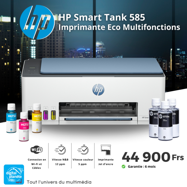 HP IMPRIMANTE TOUT EN UN SMART TANK 585