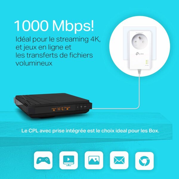 KIT CPL AV1000 GIGABIT RJ45X1 **NO WIFI**(MC24) – Image 2