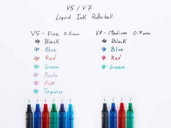 STYLO ROLLER HI TECPOINT V5 NOIR – Image 2