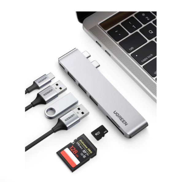 UGREEN CM380 STATION D'ACCUEIL DOUBLE USB-C VERS HDMI + 2 – Image 2