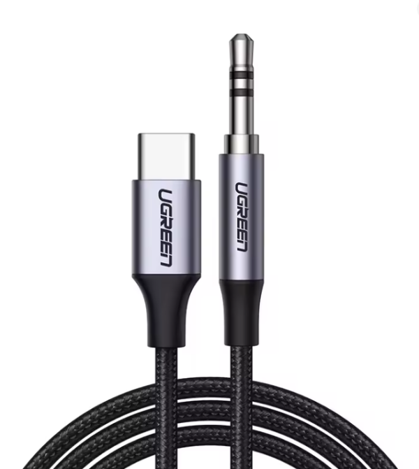 UGREEN CABLE AUDIO USB-C VERS 3.5MM JACK 1M M/M