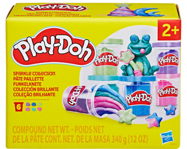 Play Doh Pate a modeler scintillante x6 pots