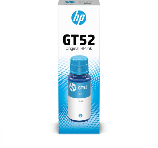 HP Bouteille d'encre cyan GT52authentique (INKHPM0H54AE)