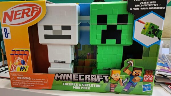 Nerf Minecraft Pack Creeper et Skeleton