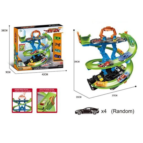 Piste circulaire en alliage + 4 voitures – Image 3