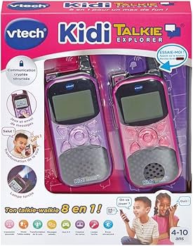 Vtech Kiditalkie explorer 8 en 1 rose