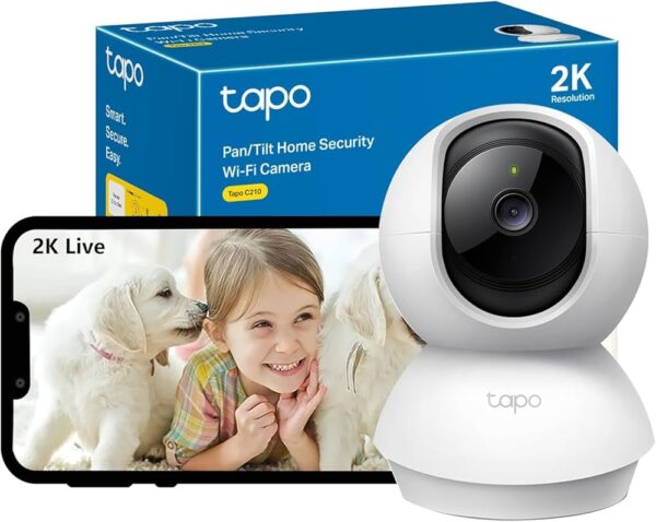 TAPO CAMERA DE SECURITE WIFI INTERIEUR PANORAMIQUE INCLINABLE 2MP