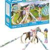 Playmobil Cavalière avec crinière de cheval à colorier