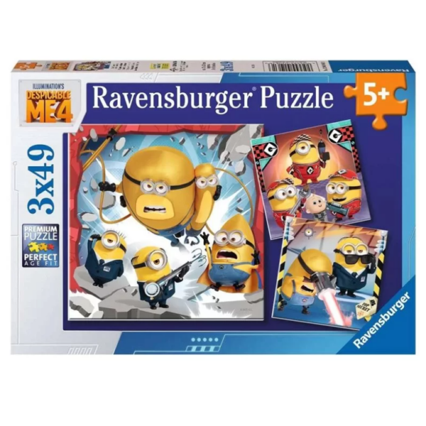 Ravensburger Puzzle Moi moche et mechant 3x49pcs