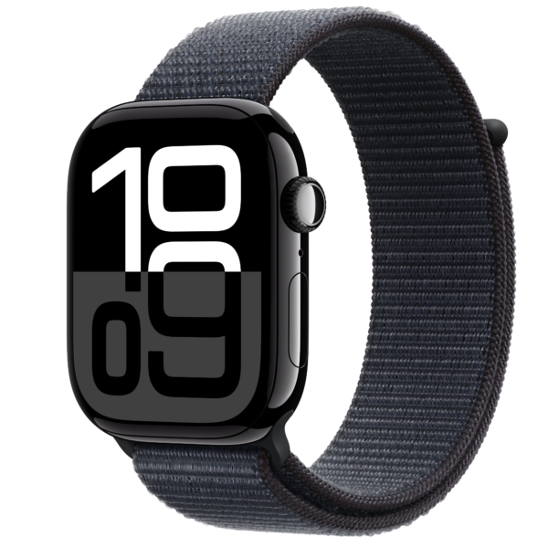 APPLE WATCH SERIES 10 GPS 46MM BLACK/ALU + INK SPORT LOOP