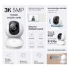 TAPO CAMERA DE SECURITE WIFI INTERIEUR PANORAMIQUE INCLINABLE 2MP – Image 4