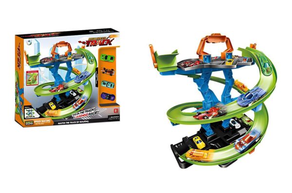 Piste circulaire en alliage + 4 voitures – Image 4