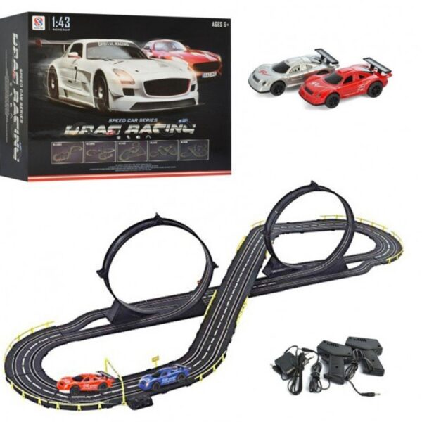 Circuit de voitures a piles