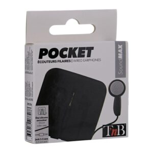 ECOUTEURS FILAIRE TNB POCKET NOIR
