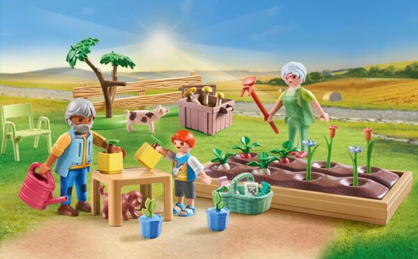 Playmobil Grands-parents et potager – Image 2