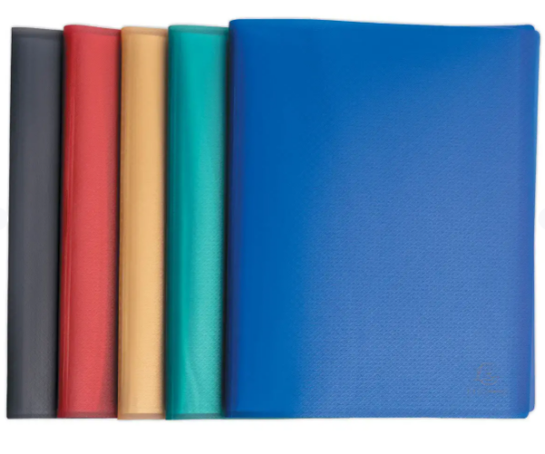PROTEGE DOCUMENTS 20 VUES BEE GREEN BLEU ROUGE VERT OU NOIR