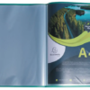 PROTEGE DOCUMENTS 20 VUES BEE GREEN BLEU ROUGE VERT OU NOIR – Image 2