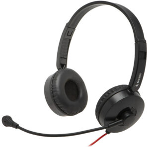 COMBINE CASQUE FILAIRE STEREO BLUESTORK MC-202 NOIR POUR PC