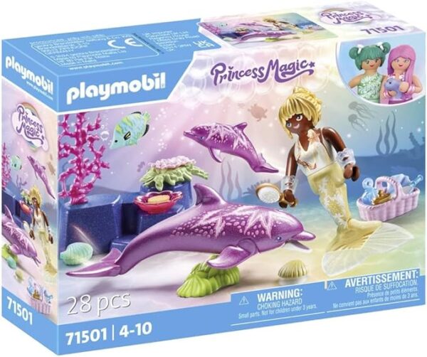 Playmobil Princesse magique sirene avec dauphin