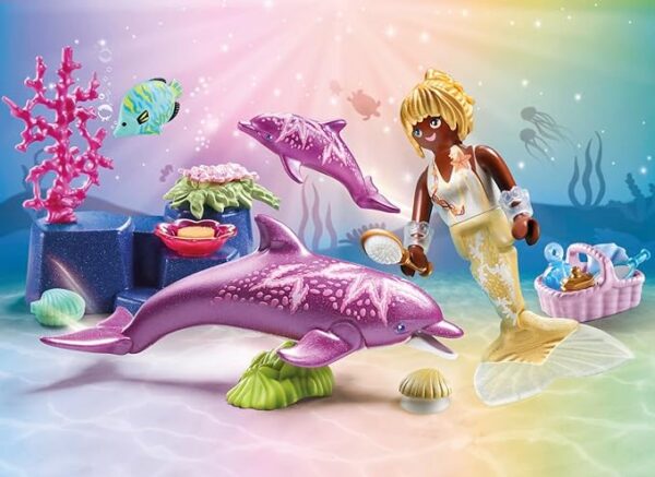Playmobil Princesse magique sirene avec dauphin – Image 2