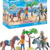 Playmobil Starter pack Amelia et Ben avec chevaux