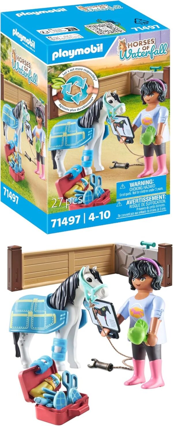 Playmobil Therapeute et cheval