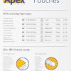 BOITE 100 POCHETTES PLASTIFICATION A4 75 MICRONS APEX – Image 2