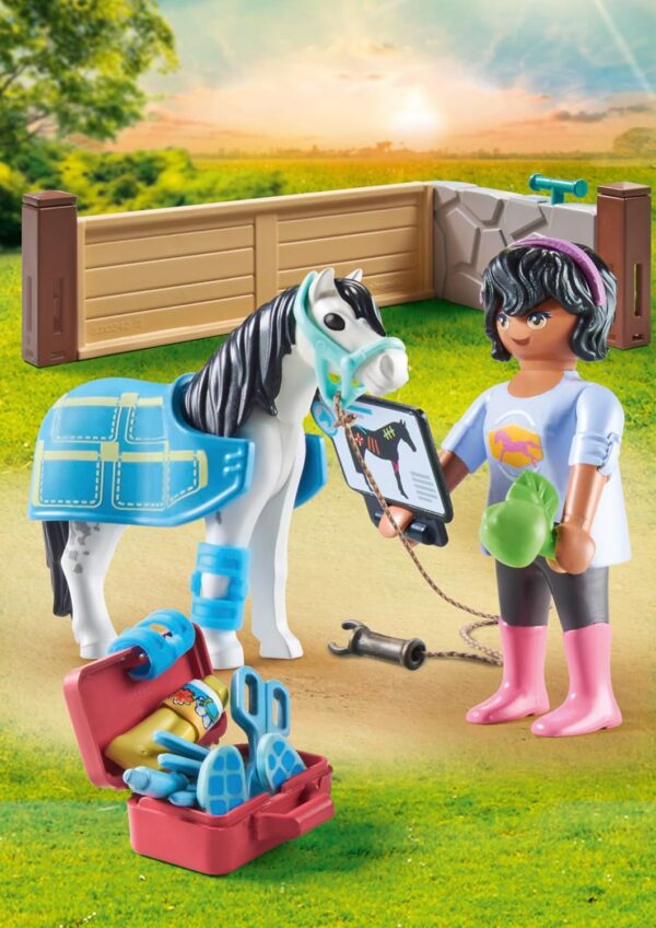 Playmobil Therapeute et cheval – Image 2