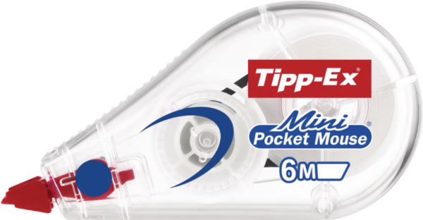 CORRECTEUR RUBAN MINI 5MMX6M POCKET MOUSE REECRITURE IMMEDIATE