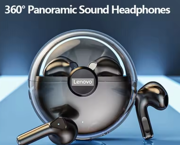 ECOUTEUR BLUETOOTH LENOVO LP80 + BOITIER – Image 2