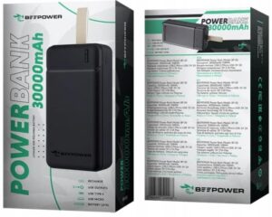 BATTERIE POWERBANK 30000mAH BEE POWER TYPE C + MICRO USB