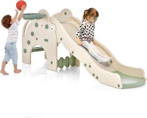 Toboggan elephant 191*45*87cm - VERT