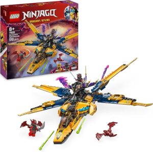 Lego Ninjago Le super avion tempete de Ras et Arin