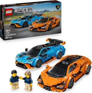 Lego Speed Champions Lamborghini Revuelto et Huracan STO